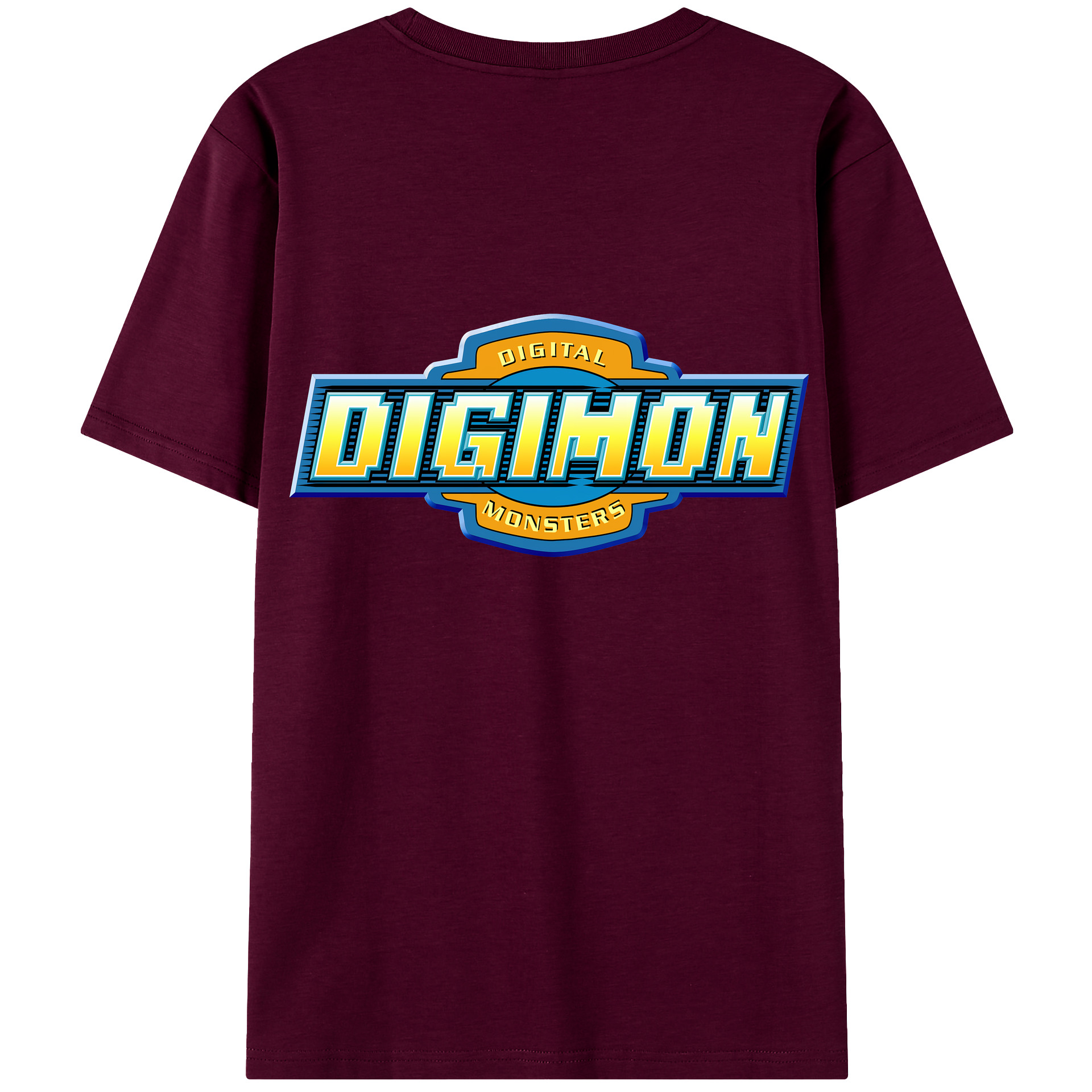 （画像用） Digimon デジタルモンスター/デジモン レディース半袖Tシャツ(バックプリント)